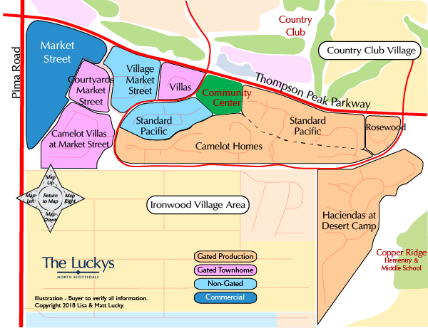 Desert Camp Village Map
