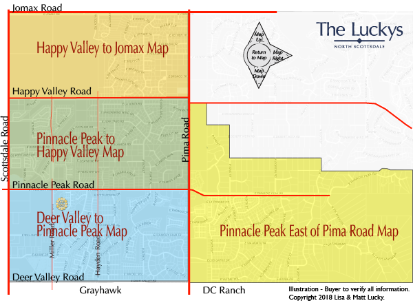Pinnacle Peak Area Map