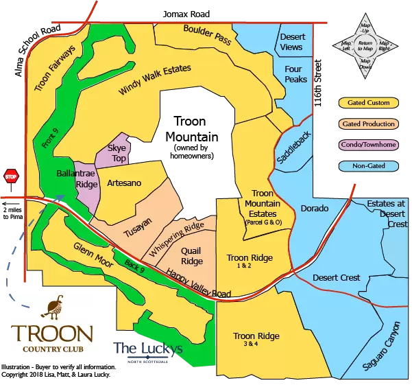Troon Village Map