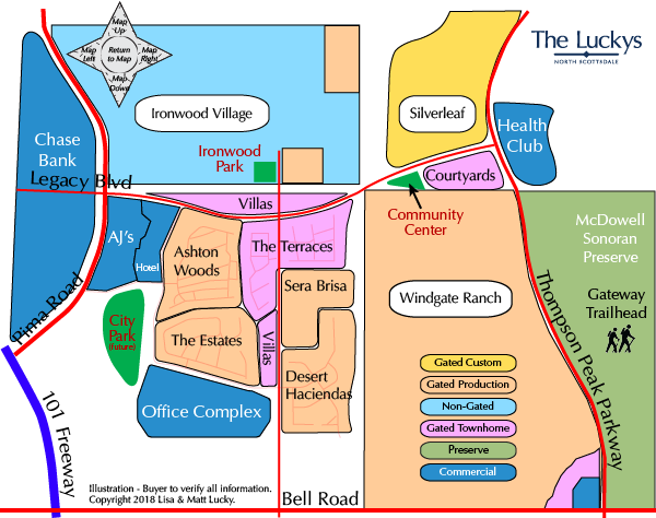 Desert Park Village Map