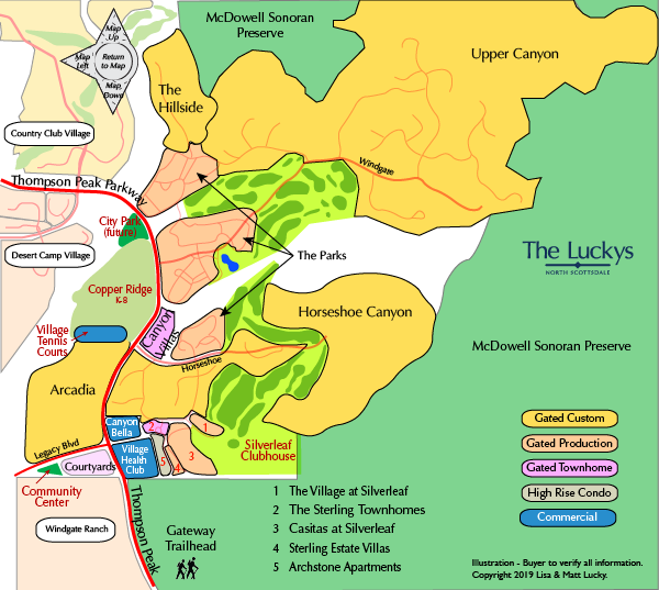 Silverleaf Village Map