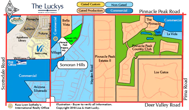 Deer Valley to Pinnacle Peak Map